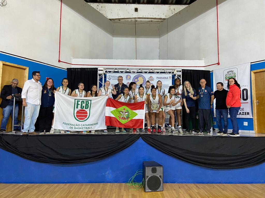 Basquete feminino de SC vence o Sub-17 do Sul-Brasileiro de Seleções