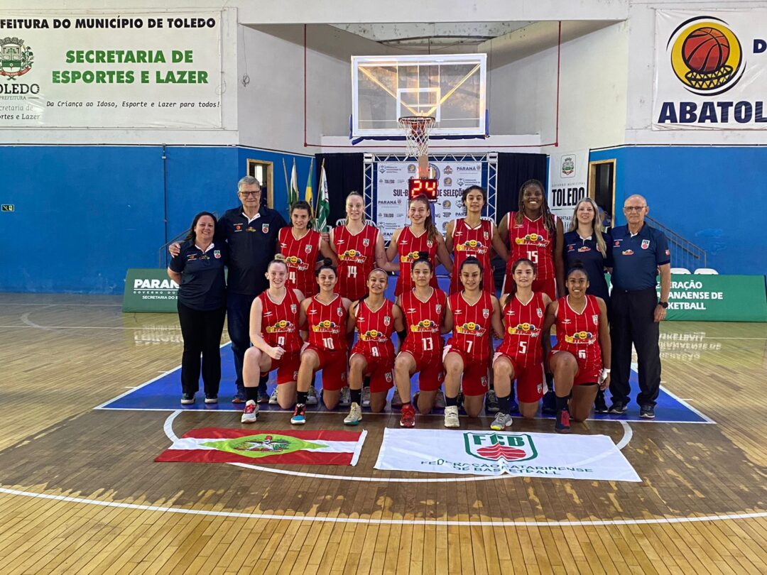 Basquete feminino de SC vence o Sub-17 do Sul-Brasileiro de Seleções