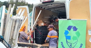 Ação do Programa Penso, Logo Destino recolhe 350 kg de resíduos eletroeletrônicos, pilhas, baterias e lâmpadas de Mafra e região
