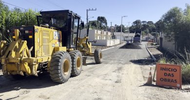 Prefeitura de Mafra realiza pavimentação asfáltica na rua Servidor Ernesto Martins, na Vila Nova