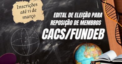 Educação de Mafra abre edital de eleição para reposição de membros do CACS/FUNDEB